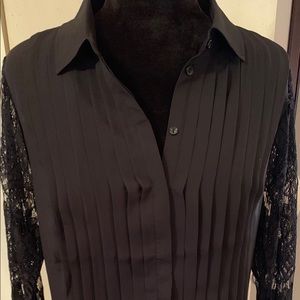 Lace long sleeve blouse